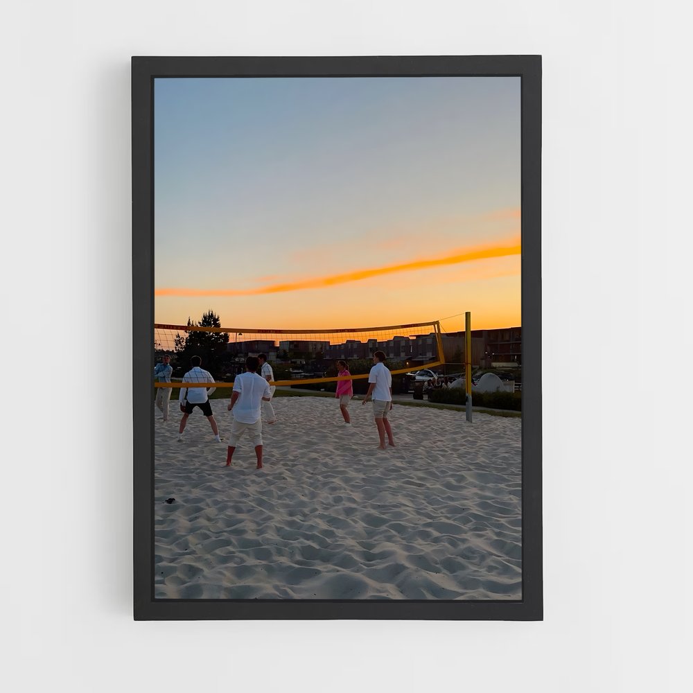 Poster Beach Volleyball Norway – affiche Beach-volley (vue 2)